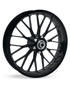 Felgenbettaufkleber im Arrow Design Carbon