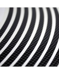 Felgenrandaufkleber Carbon