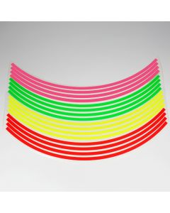 Felgenrandaufkleber classic NEON