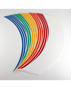 Felgenrandaufkleber reflektierend - NACHT