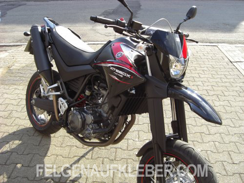 Husqvarna Felgenrandaufkleber