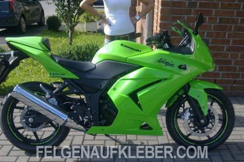 Felgenrandaufkleber Kawasaki