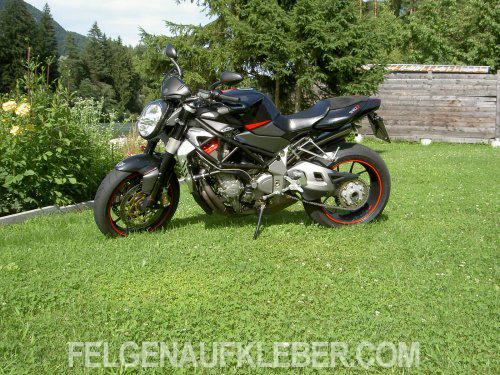 MV Agusta Felgenrandaufkleber