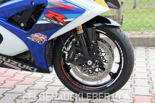 Suzuki Felgenrandaufkleber